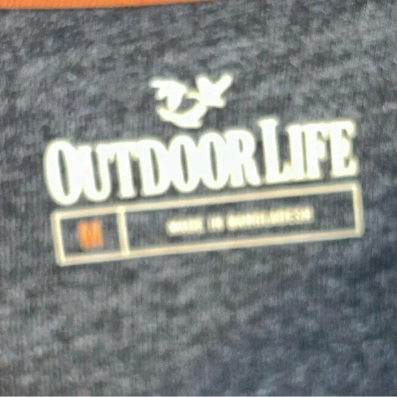 NEW Outdoor Life Sweatshirt Mens Size Medium Fleece Burgundy - Picture 3 of 10